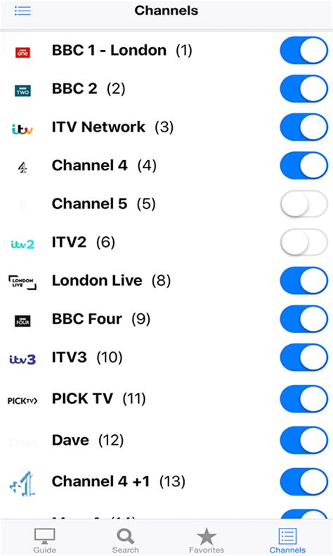 channel 5 tv schedule tonight.